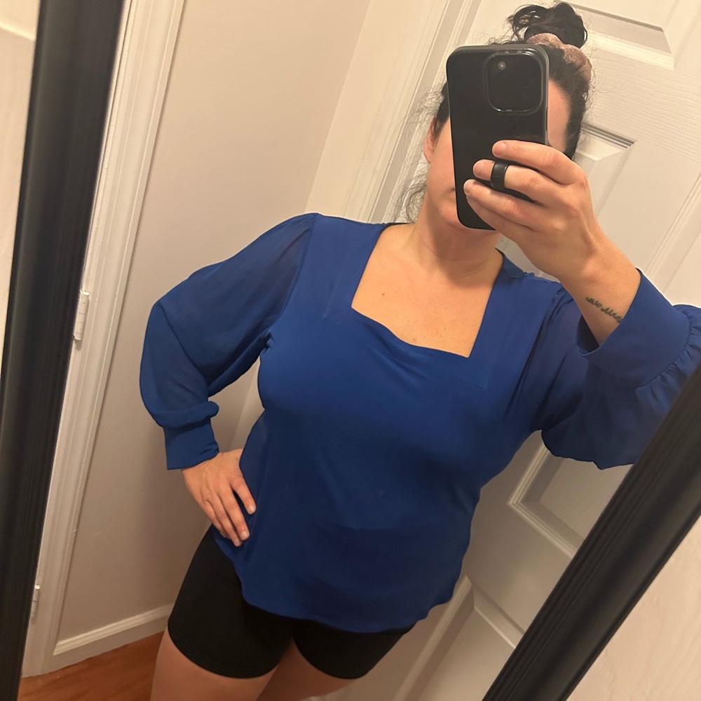Calvin Klein Royal Blue Blouse